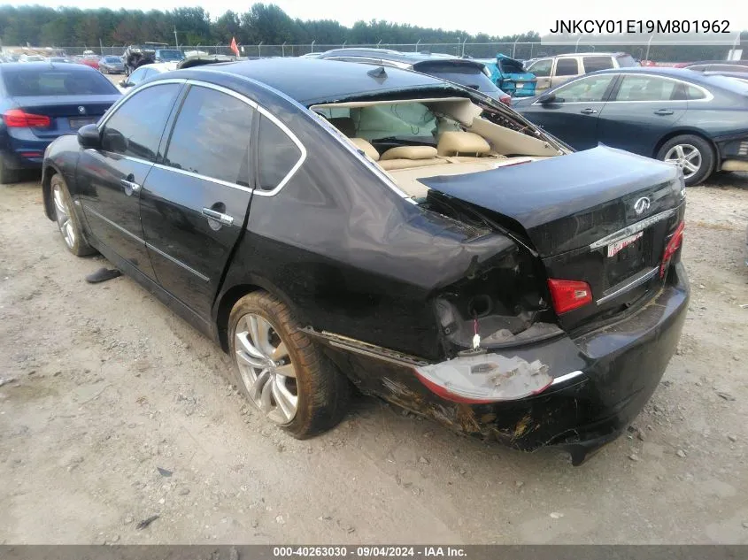 2009 Infiniti M35 Sport VIN: JNKCY01E19M801962 Lot: 40263030