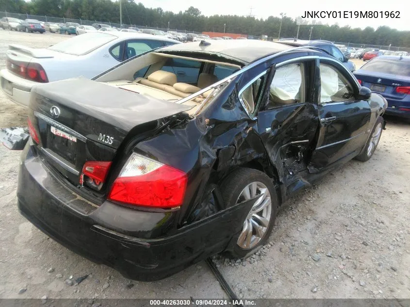 2009 Infiniti M35 Sport VIN: JNKCY01E19M801962 Lot: 40263030