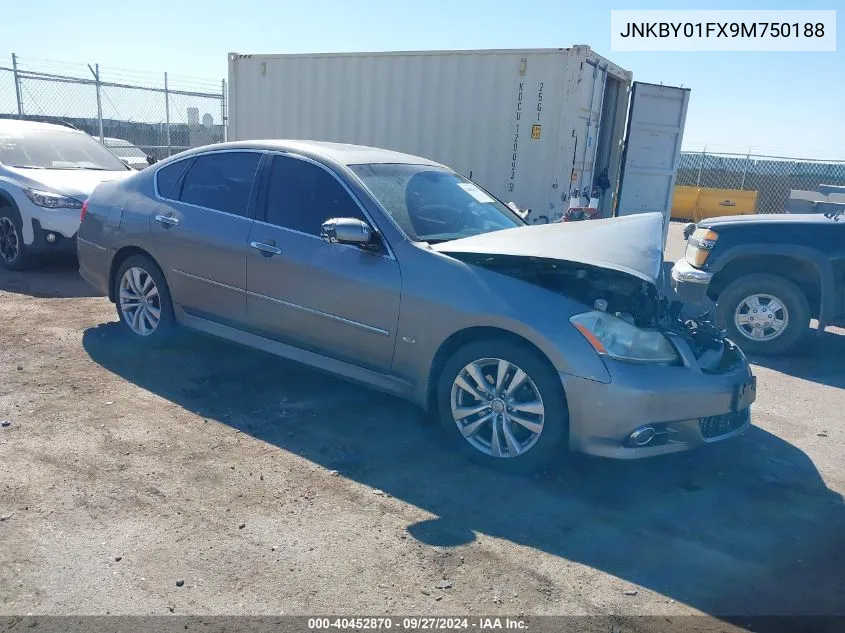 2009 Infiniti M45X VIN: JNKBY01FX9M750188 Lot: 40452870