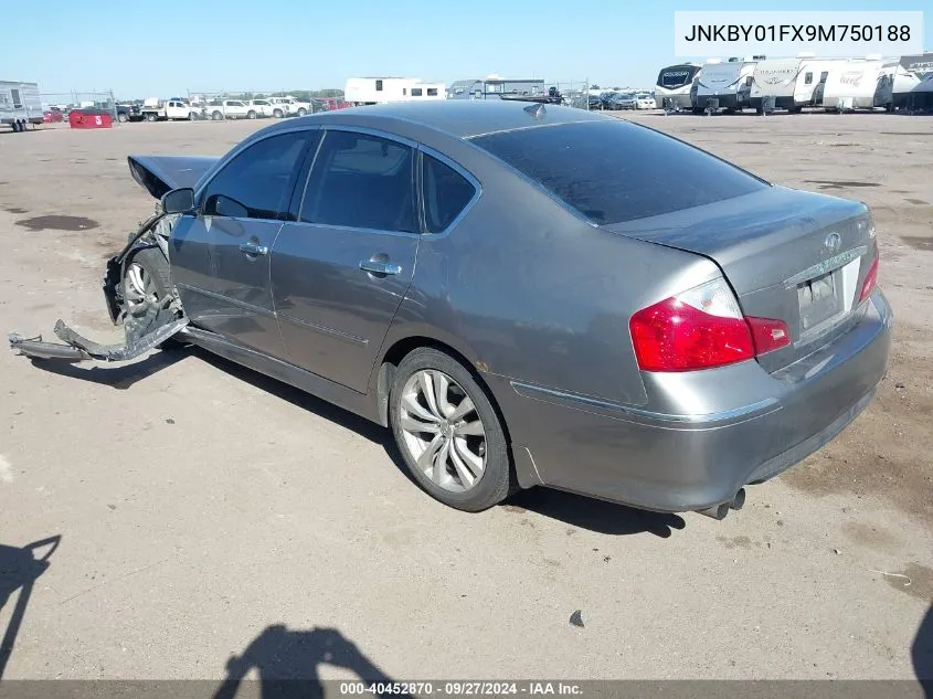 2009 Infiniti M45X VIN: JNKBY01FX9M750188 Lot: 40452870