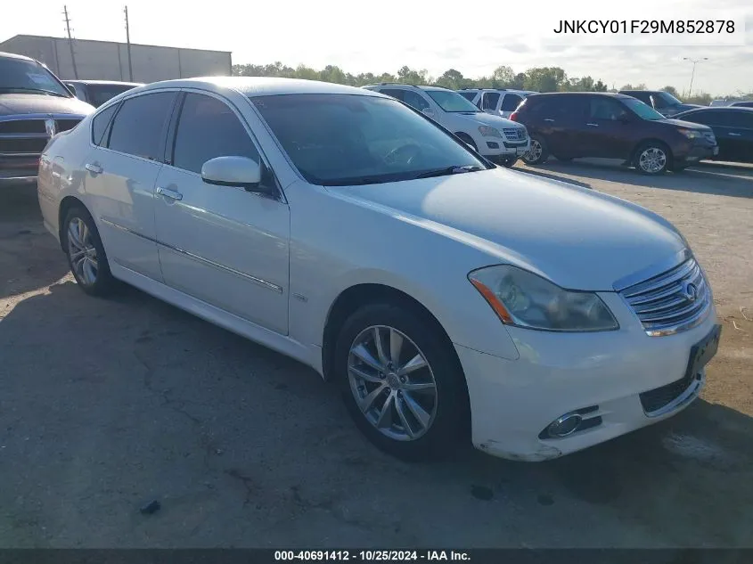 2009 Infiniti M35X VIN: JNKCY01F29M852878 Lot: 40691412