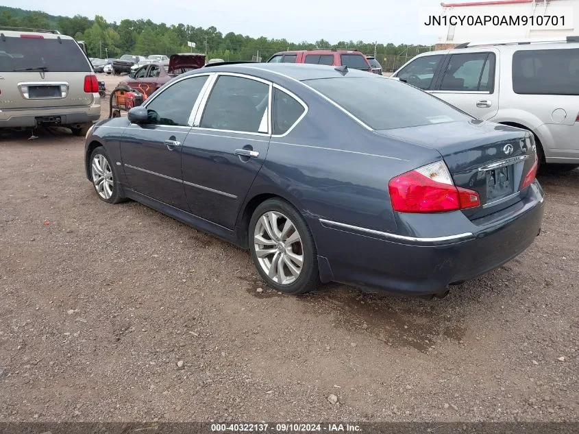 JN1CY0AP0AM910701 2010 Infiniti M35