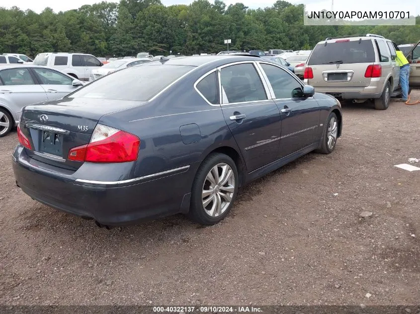 JN1CY0AP0AM910701 2010 Infiniti M35