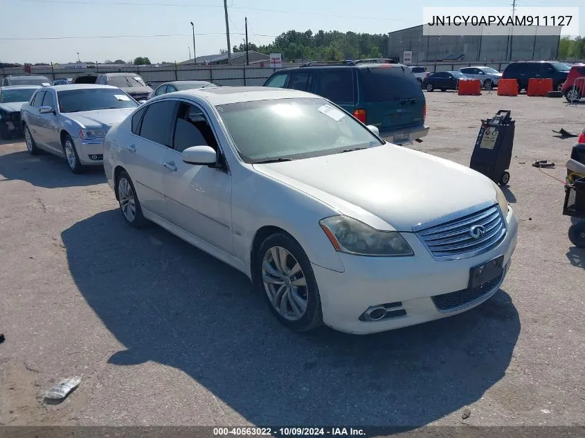 2010 Infiniti M35 VIN: JN1CY0APXAM911127 Lot: 40563022