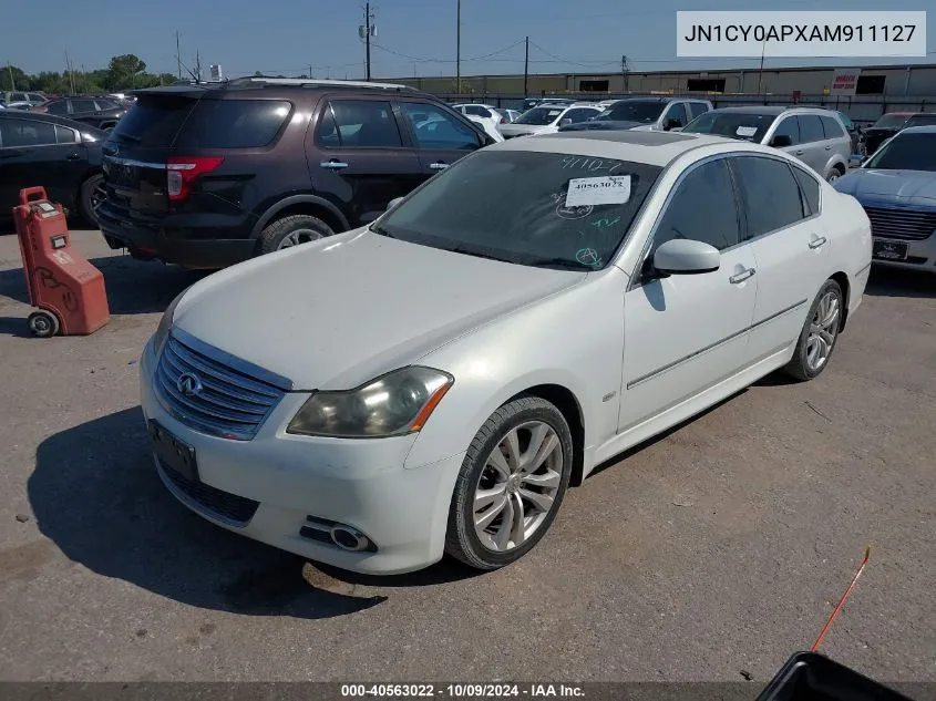 2010 Infiniti M35 VIN: JN1CY0APXAM911127 Lot: 40563022