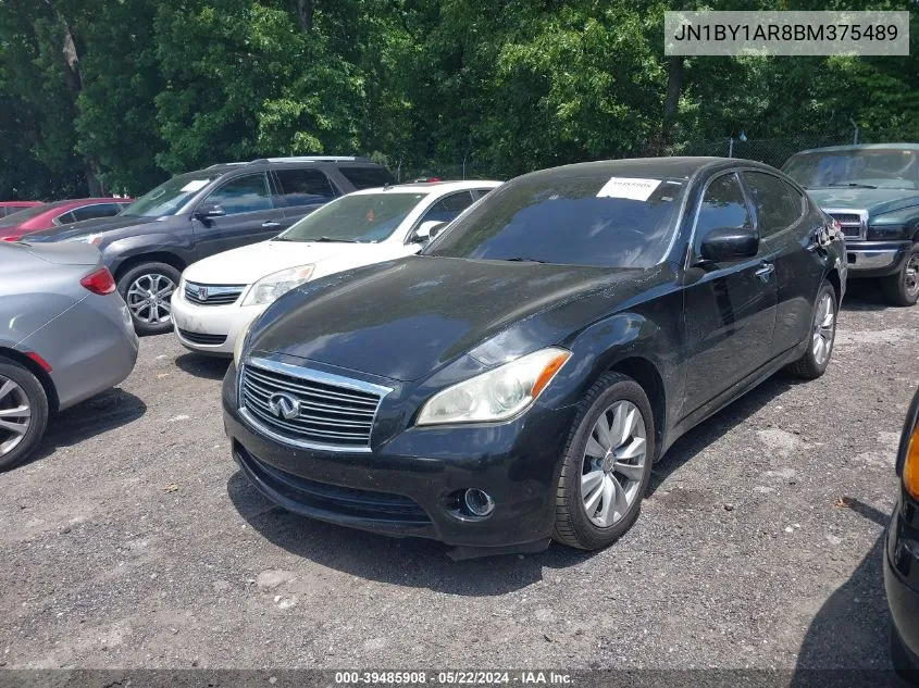 2011 Infiniti M37X VIN: JN1BY1AR8BM375489 Lot: 39485908