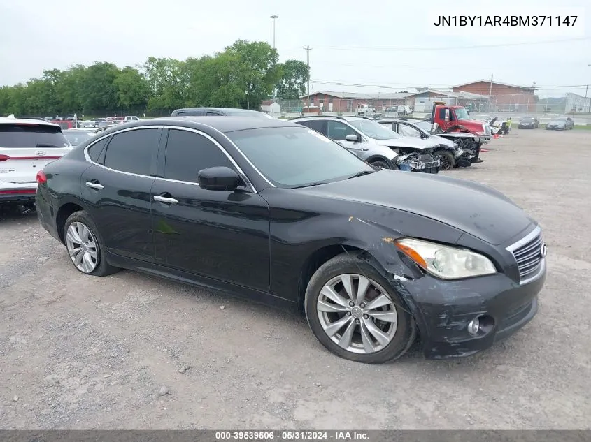 2011 Infiniti M37X VIN: JN1BY1AR4BM371147 Lot: 39539506