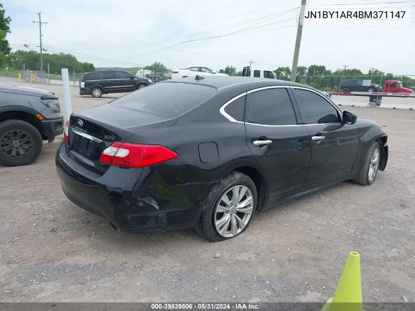 2011 Infiniti M37X VIN: JN1BY1AR4BM371147 Lot: 39539506