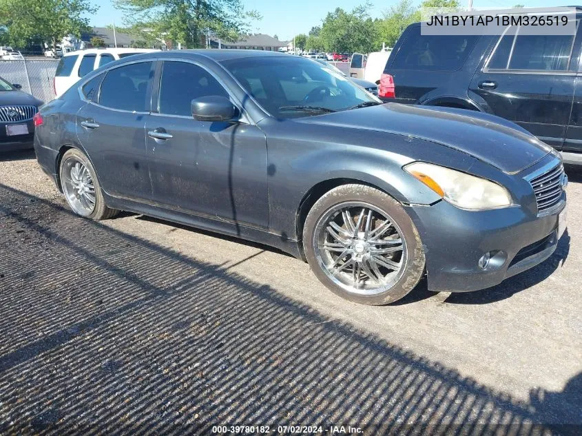 2011 Infiniti M37 VIN: JN1BY1AP1BM326519 Lot: 39780182