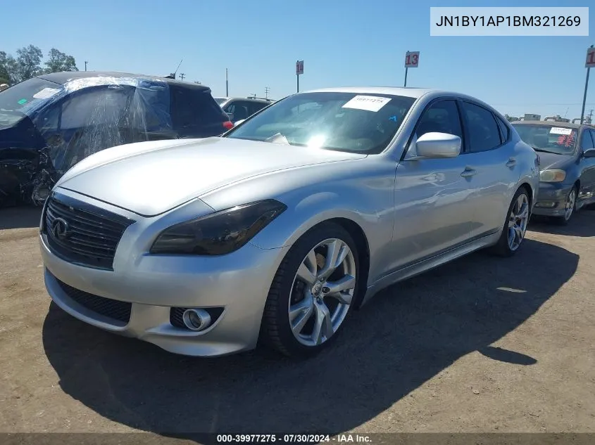 2011 Infiniti M37 VIN: JN1BY1AP1BM321269 Lot: 39977275