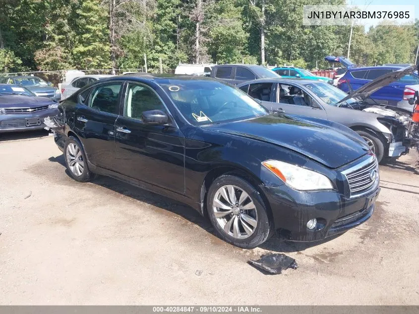 2011 Infiniti M37X VIN: JN1BY1AR3BM376985 Lot: 40284847