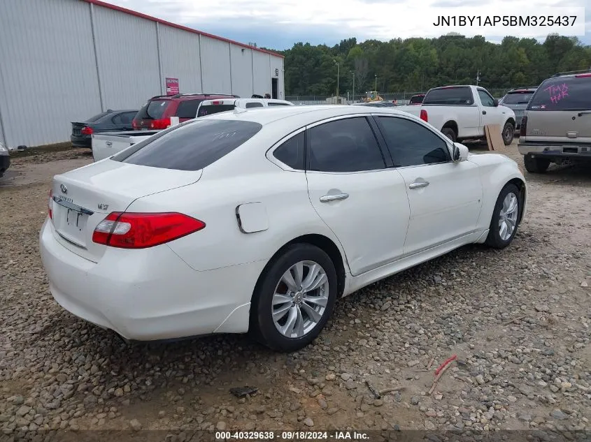 2011 Infiniti M37 VIN: JN1BY1AP5BM325437 Lot: 40329638