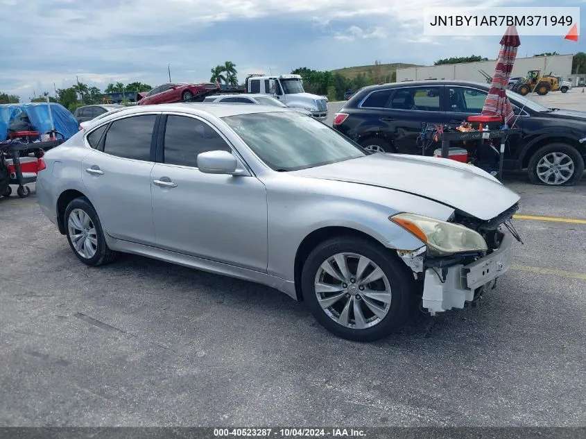 2011 Infiniti M37X VIN: JN1BY1AR7BM371949 Lot: 40523287