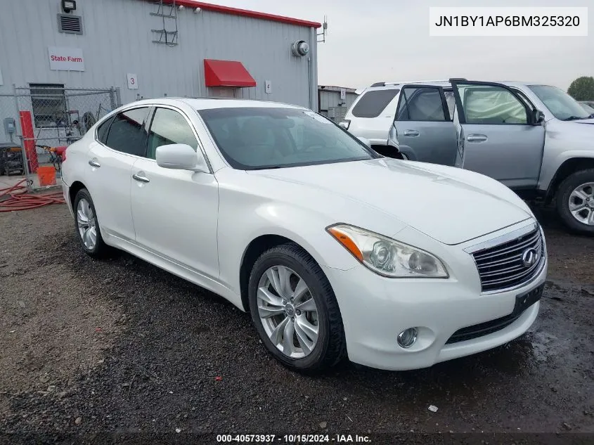 2011 Infiniti M37 VIN: JN1BY1AP6BM325320 Lot: 40573937