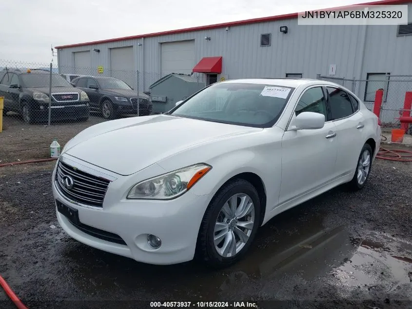 2011 Infiniti M37 VIN: JN1BY1AP6BM325320 Lot: 40573937