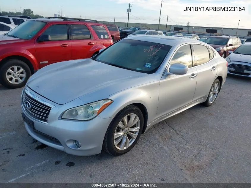 2011 Infiniti M37 VIN: JN1BY1AP8BM323164 Lot: 40672507