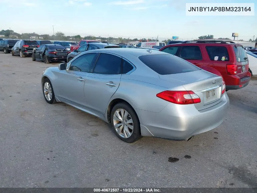 2011 Infiniti M37 VIN: JN1BY1AP8BM323164 Lot: 40672507