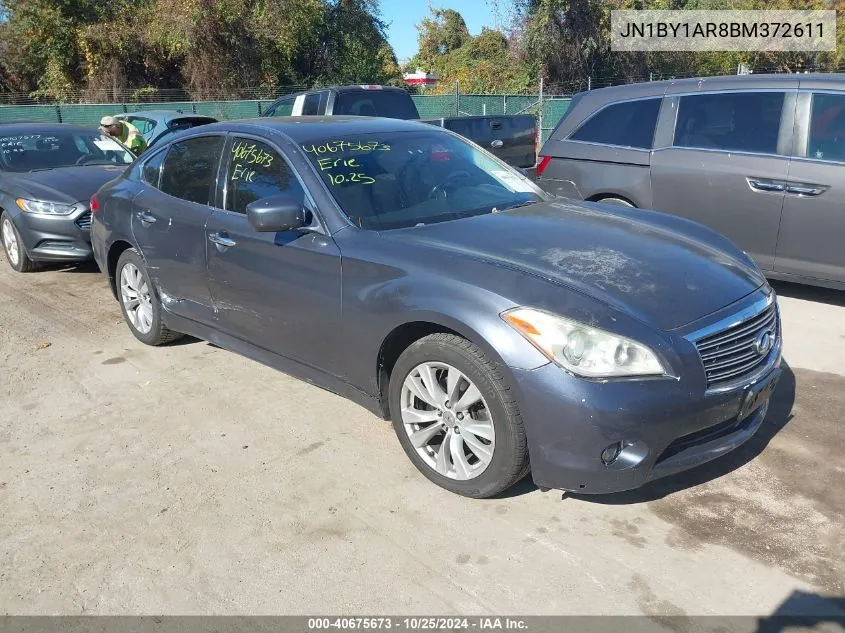 2011 Infiniti M37X VIN: JN1BY1AR8BM372611 Lot: 40675673