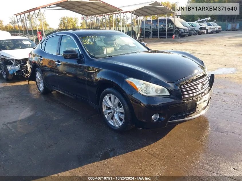 2011 Infiniti M37X VIN: JN1BY1ARXBM371640 Lot: 40710751