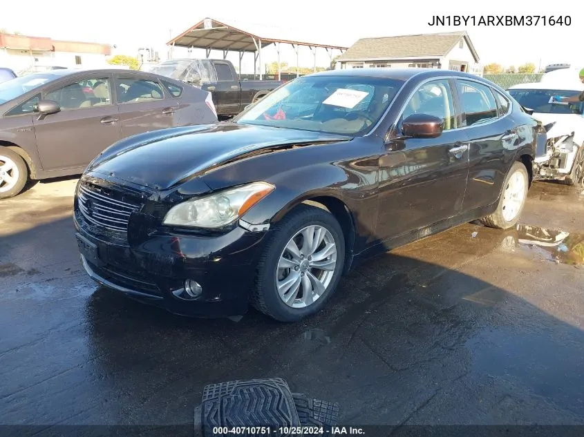 2011 Infiniti M37X VIN: JN1BY1ARXBM371640 Lot: 40710751