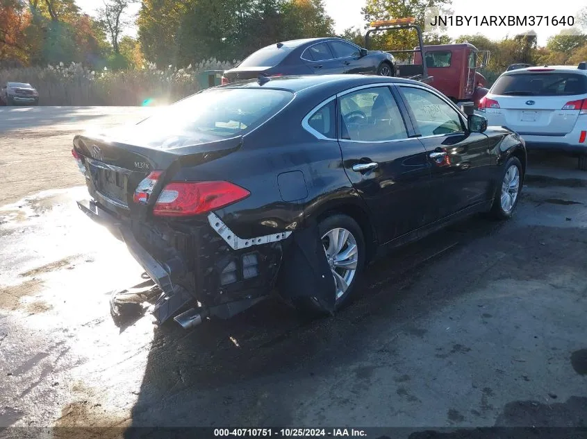 2011 Infiniti M37X VIN: JN1BY1ARXBM371640 Lot: 40710751