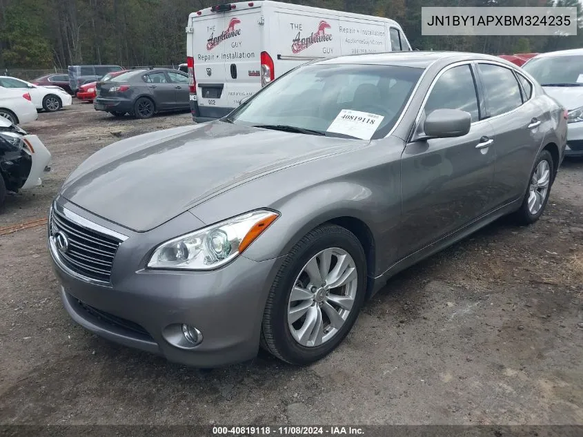 2011 Infiniti M37 VIN: JN1BY1APXBM324235 Lot: 40819118