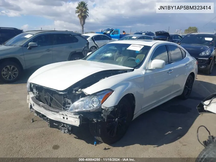 2011 Infiniti M37 VIN: JN1BY1AP5BM323414 Lot: 40884250