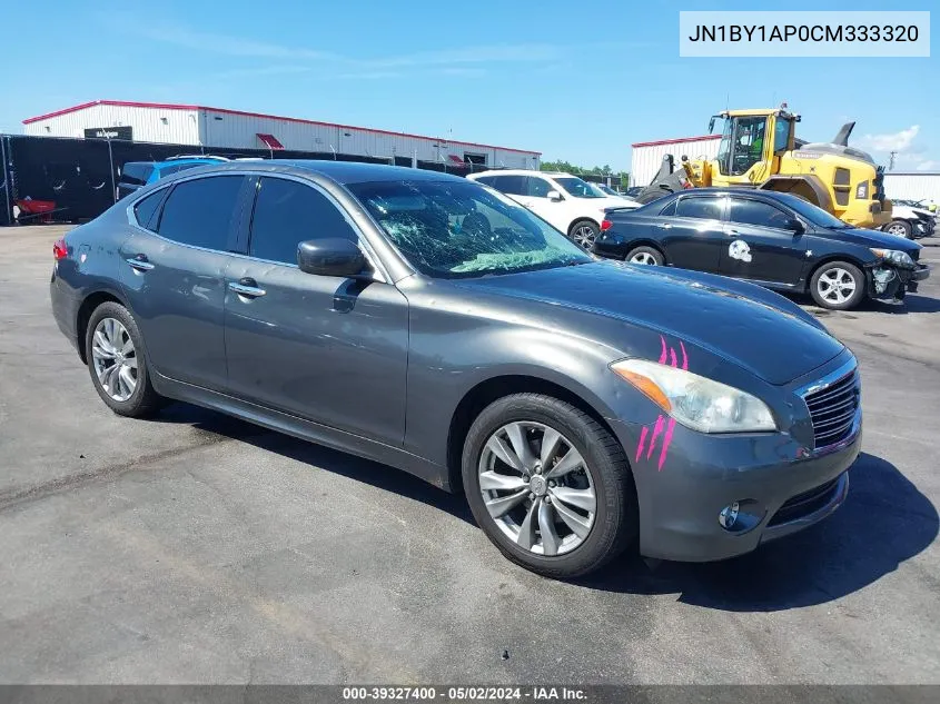 2012 Infiniti M37 VIN: JN1BY1AP0CM333320 Lot: 39327400