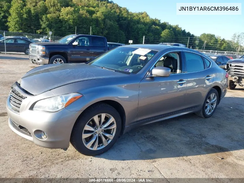 2012 Infiniti M37X VIN: JN1BY1AR6CM396486 Lot: 40176688