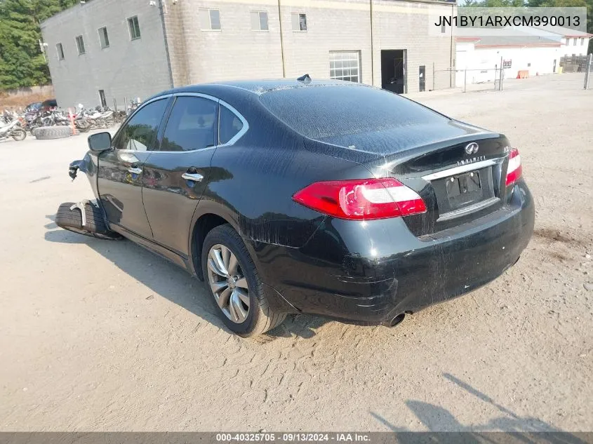 2012 Infiniti M37X VIN: JN1BY1ARXCM390013 Lot: 40325705