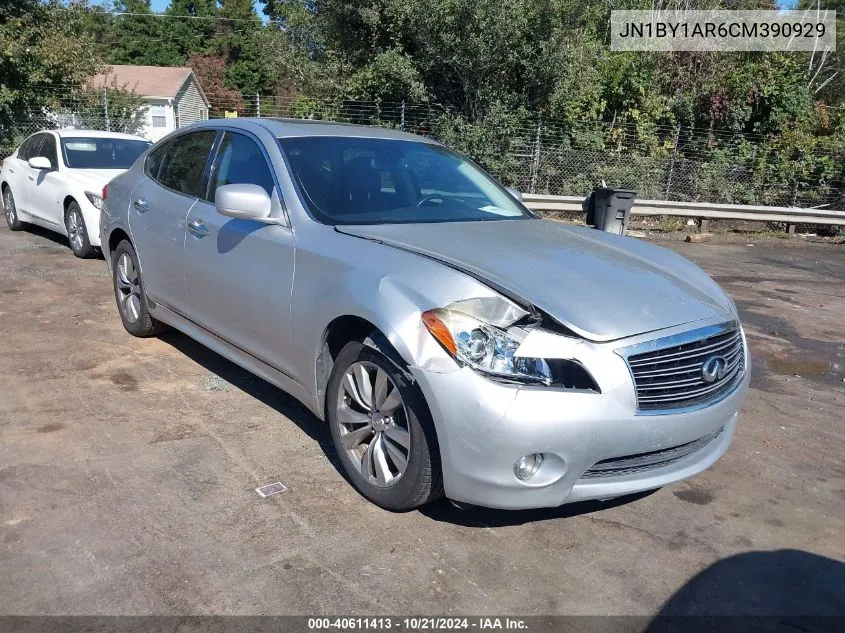 2012 Infiniti M37X VIN: JN1BY1AR6CM390929 Lot: 40611413