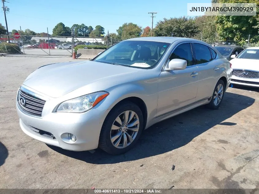 2012 Infiniti M37X VIN: JN1BY1AR6CM390929 Lot: 40611413