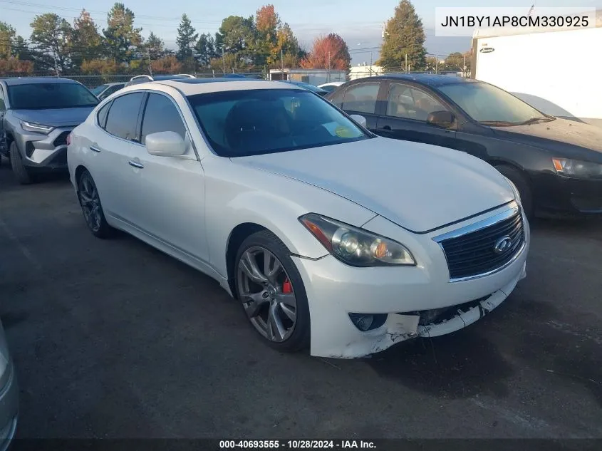 2012 Infiniti M37 VIN: JN1BY1AP8CM330925 Lot: 40693555