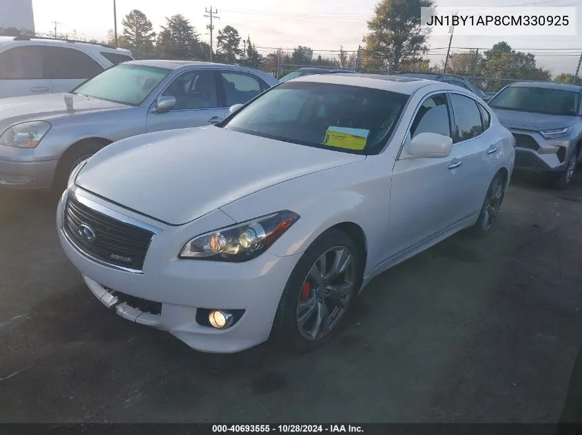 2012 Infiniti M37 VIN: JN1BY1AP8CM330925 Lot: 40693555