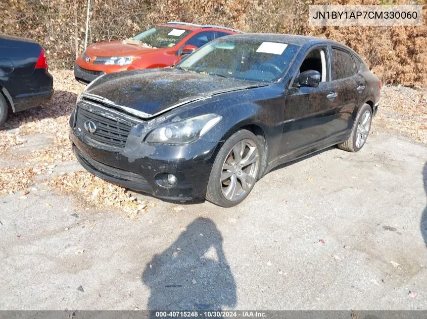 2012 Infiniti M37 VIN: JN1BY1AP7CM330060 Lot: 40715248