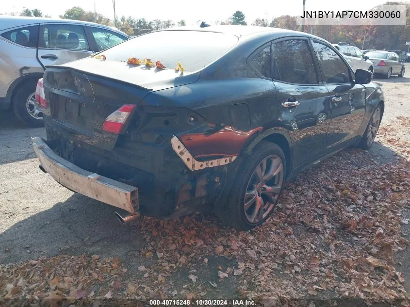 2012 Infiniti M37 VIN: JN1BY1AP7CM330060 Lot: 40715248