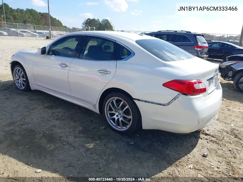 2012 Infiniti M37 VIN: JN1BY1AP6CM333466 Lot: 40723440