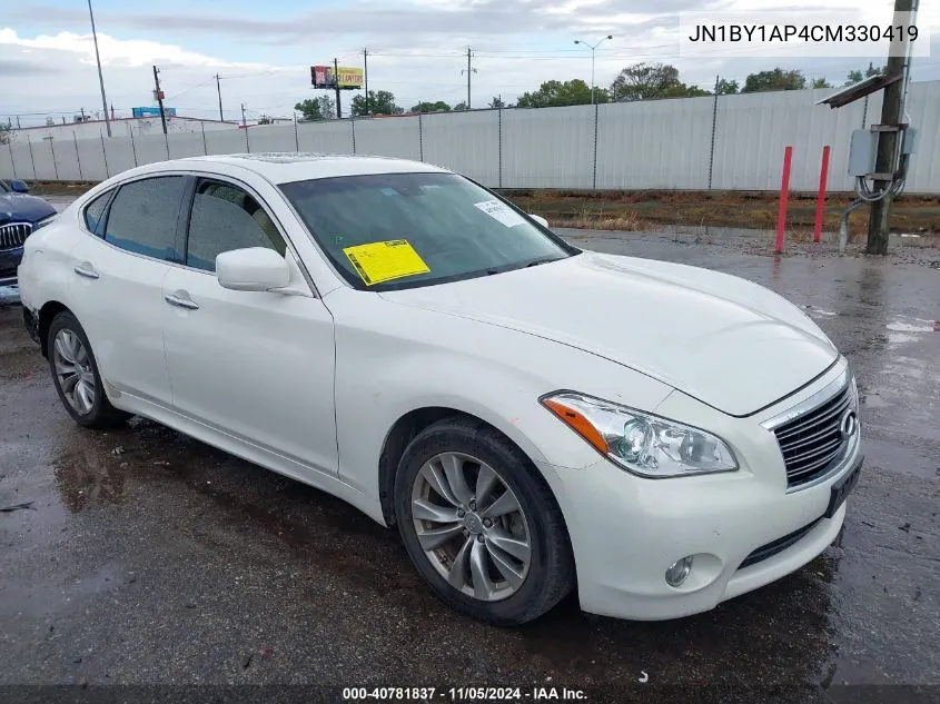 2012 Infiniti M37 VIN: JN1BY1AP4CM330419 Lot: 40781837