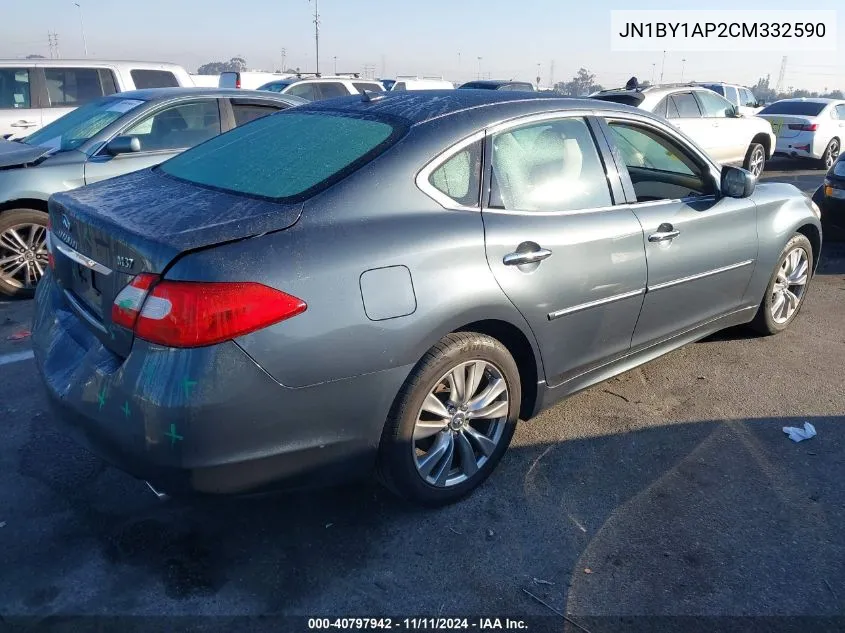 2012 Infiniti M37 VIN: JN1BY1AP2CM332590 Lot: 40797942