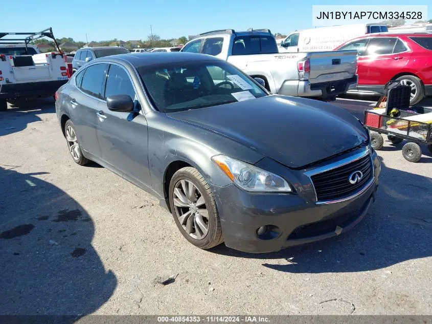 2012 Infiniti M37 VIN: JN1BY1AP7CM334528 Lot: 40854353