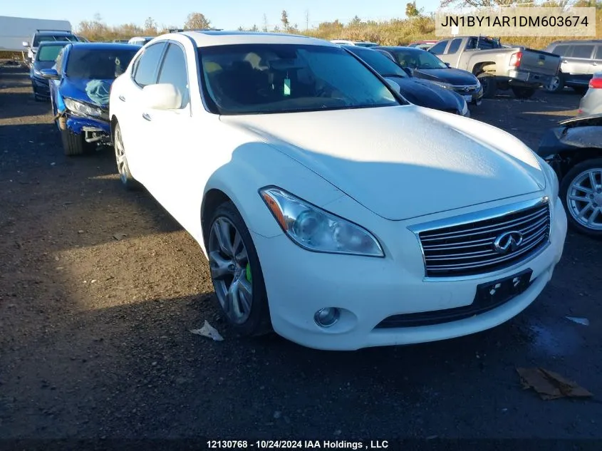 2013 Infiniti M37 VIN: JN1BY1AR1DM603674 Lot: 12130768