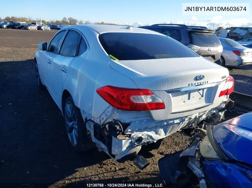 2013 Infiniti M37 VIN: JN1BY1AR1DM603674 Lot: 12130768