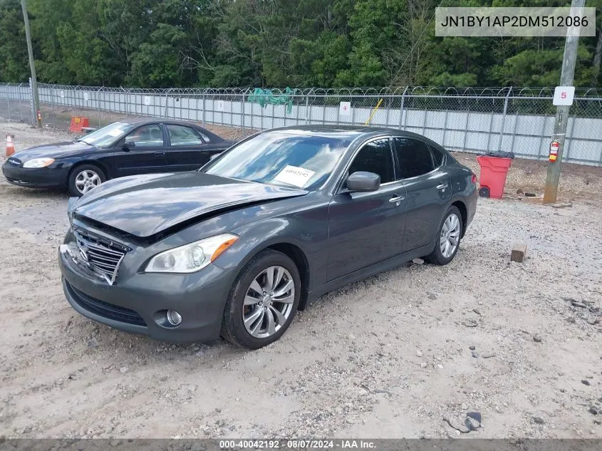 2013 Infiniti M37 VIN: JN1BY1AP2DM512086 Lot: 40042192