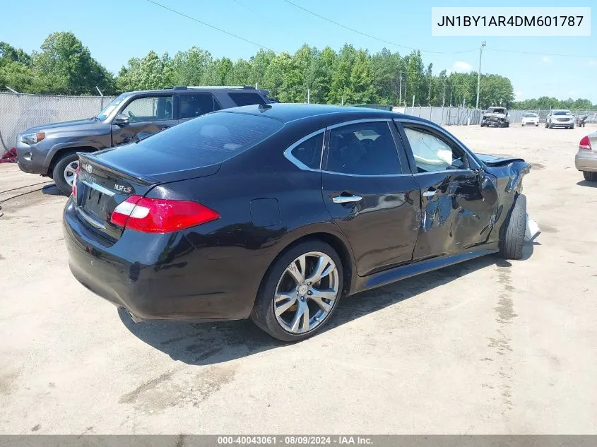 2013 Infiniti M37X VIN: JN1BY1AR4DM601787 Lot: 40043061