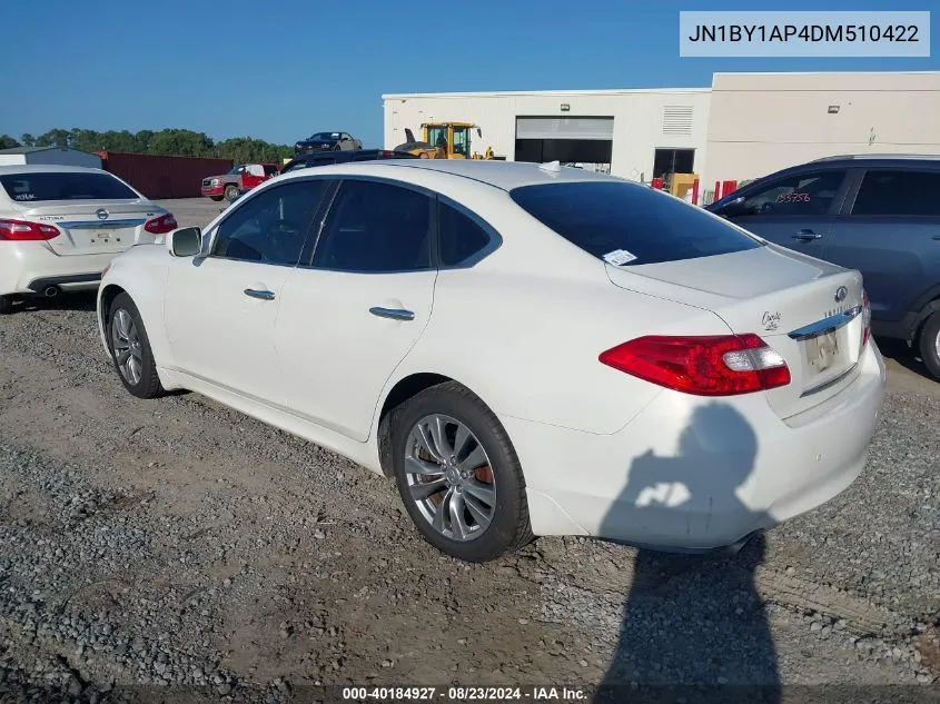 2013 Infiniti M37 VIN: JN1BY1AP4DM510422 Lot: 40184927