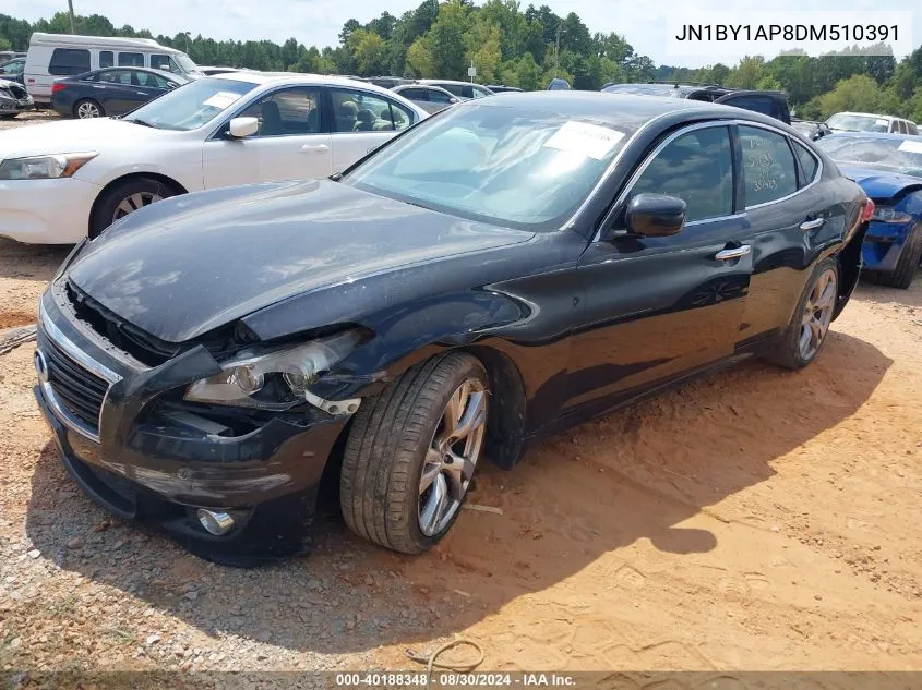 2013 Infiniti M37 VIN: JN1BY1AP8DM510391 Lot: 40188348