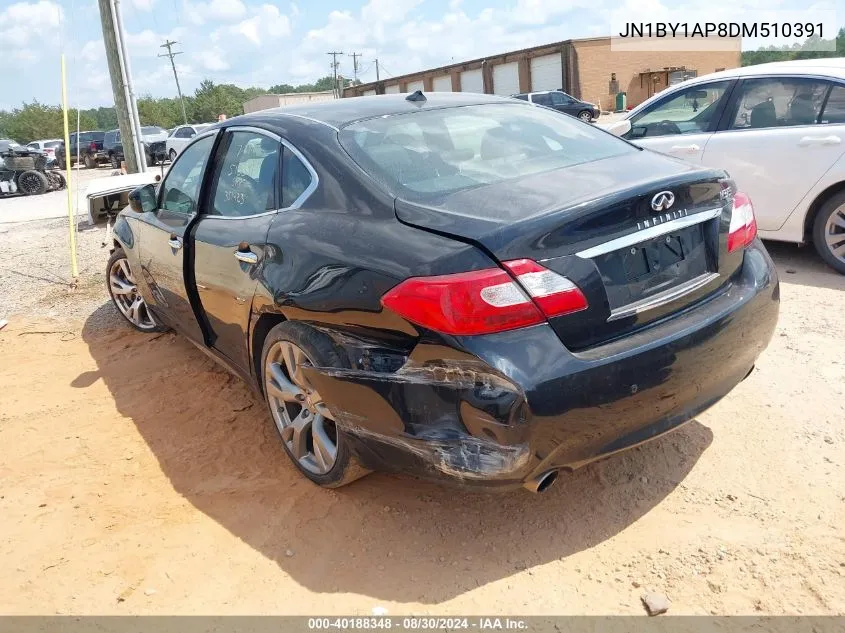 2013 Infiniti M37 VIN: JN1BY1AP8DM510391 Lot: 40188348