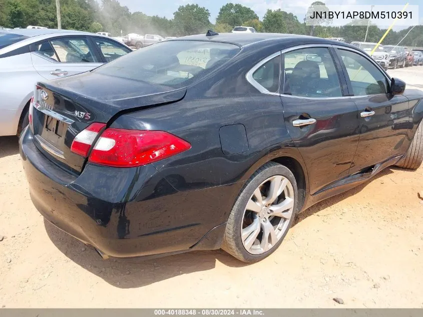 2013 Infiniti M37 VIN: JN1BY1AP8DM510391 Lot: 40188348