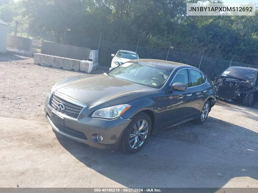 2013 Infiniti M37 VIN: JN1BY1APXDM512692 Lot: 40195219