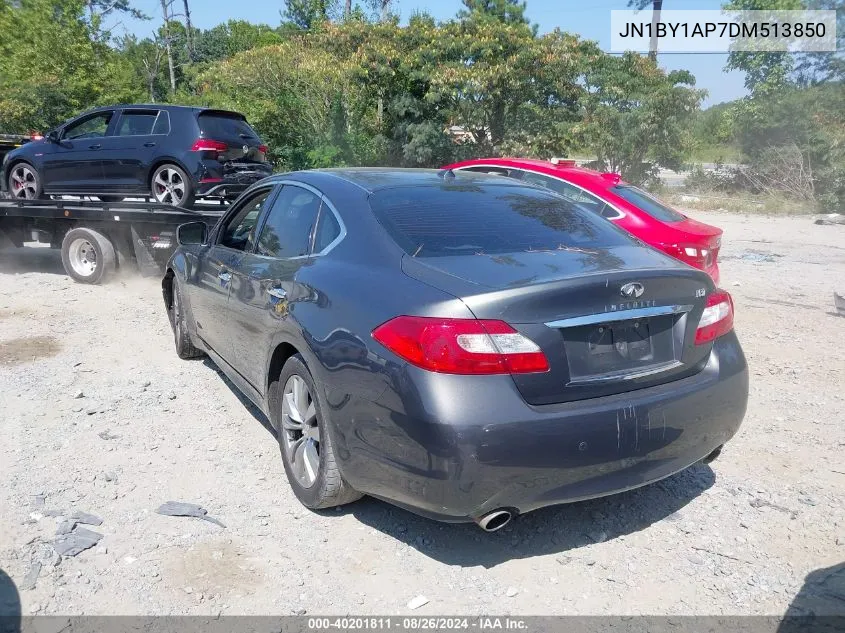 2013 Infiniti M37 VIN: JN1BY1AP7DM513850 Lot: 40201811